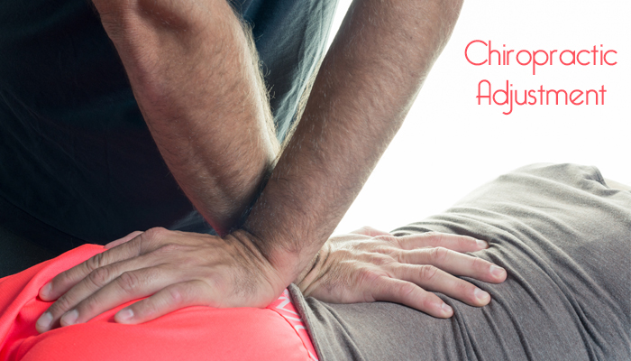 woman getting chiropractic adjustment